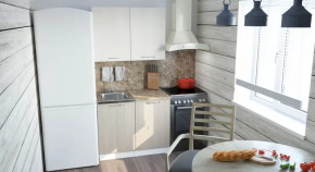 Кухонный гарнитур Ольга мини 1 1000 мм в Радужном - raduzhnyj.mebel-tymen.ru | фото