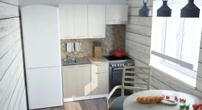 Кухонный гарнитур Ольга нормал 2 1500 мм в Радужном - raduzhnyj.mebel-tymen.ru | фото