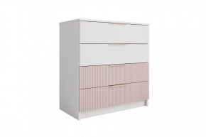 ЛАВИС КМД 800.1 Комод 4ящ (ш800*г450*в860мм), белый в Радужном - raduzhnyj.mebel-tymen.ru | фото