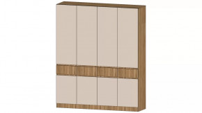 Ленора Шкаф 4х ств. Дуб вотан/Кашемир в Радужном - raduzhnyj.mebel-tymen.ru | фото