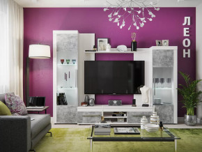 Модульная гостиная Леон в Радужном - raduzhnyj.mebel-tymen.ru | фото