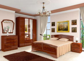 Модульная спальня Лакированный орех в Радужном - raduzhnyj.mebel-tymen.ru | фото