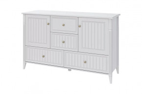 Мэгги Комод 2 двери 4 ящика Белый в Радужном - raduzhnyj.mebel-tymen.ru | фото