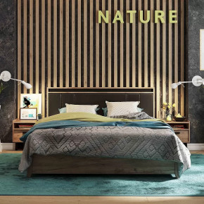 Nature 306 Кровать Люкс 1800 в Радужном - raduzhnyj.mebel-tymen.ru | фото