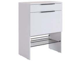 Обувница Баско белое дерево/белое дерево в Радужном - raduzhnyj.mebel-tymen.ru | фото