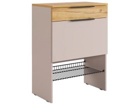 Обувница Баско кашемир/дуб крафт золотой в Радужном - raduzhnyj.mebel-tymen.ru | фото