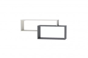 Полка Клео Пл-1, 1150 мм, графит, миндаль Диал в Радужном - raduzhnyj.mebel-tymen.ru | фото