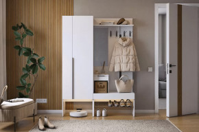 Прихожая Баско К2 белое дерево в Радужном - raduzhnyj.mebel-tymen.ru | фото