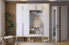 Прихожая Баско К7 белое дерево в Радужном - raduzhnyj.mebel-tymen.ru | фото