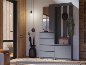 Прихожая Челси графит в Радужном - raduzhnyj.mebel-tymen.ru | фото