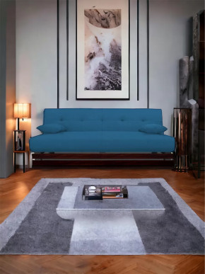 Прямой диван манго 1 Савана Деним/Планки орех в Радужном - raduzhnyj.mebel-tymen.ru | фото