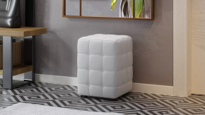 Пуф «Аристо» к/з Гольф белый в Радужном - raduzhnyj.mebel-tymen.ru | фото