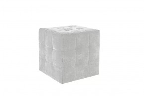 Пуф Рубик 2 галька (велюр) в Радужном - raduzhnyj.mebel-tymen.ru | фото