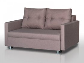 Диван Реал 120 с подлокотниками латте в Радужном - raduzhnyj.mebel-tymen.ru | фото