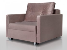 Кресло-кровать Реал 80 с подлокотниками коричневый в Радужном - raduzhnyj.mebel-tymen.ru | фото