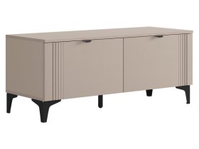 Тумба Рич кашемир/фрапучино матовый/черный в Радужном - raduzhnyj.mebel-tymen.ru | фото