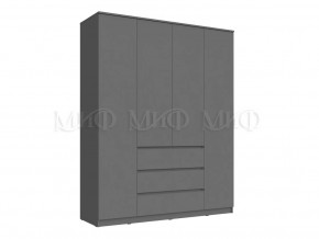 Шкаф 1600 Челси Графит в Радужном - raduzhnyj.mebel-tymen.ru | фото