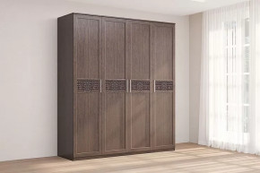 Шкаф 4-х створчатый Кэт-4 Венге Диал в Радужном - raduzhnyj.mebel-tymen.ru | фото