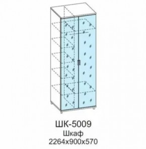 Шкаф для одежды и белья ШК-5009 Грейс в Радужном - raduzhnyj.mebel-tymen.ru | фото