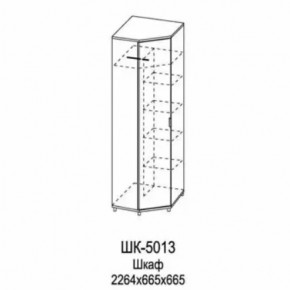 Шкаф для одежды и белья ШК-5013 Грейс в Радужном - raduzhnyj.mebel-tymen.ru | фото