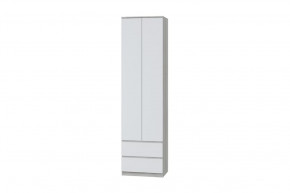 Шкаф для одежды Лори, дуб серый/белый в Радужном - raduzhnyj.mebel-tymen.ru | фото