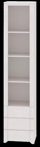 Шкаф-стеллаж «Твист» №2 в Радужном - raduzhnyj.mebel-tymen.ru | фото