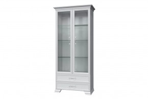 Шкаф витрина-2 стекла "Грация" в Радужном - raduzhnyj.mebel-tymen.ru | фото