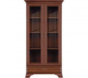 Шкаф-витрина Kentaki S320-REG2W1S Каштан в Радужном - raduzhnyj.mebel-tymen.ru | фото