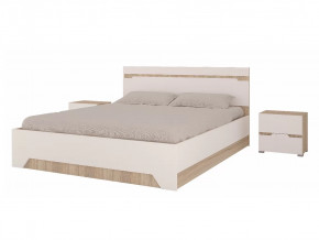 Спальный гарнитур Анталия Сонома-Белый софт в Радужном - raduzhnyj.mebel-tymen.ru | фото