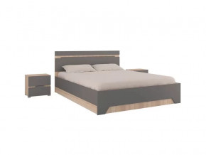 Спальный гарнитур Анталия Сонома-Графит софт в Радужном - raduzhnyj.mebel-tymen.ru | фото