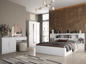 Спальный гарнитур Басямиф, белый в Радужном - raduzhnyj.mebel-tymen.ru | фото