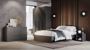 Спальный гарнитур Элегант Графит в Радужном - raduzhnyj.mebel-tymen.ru | фото