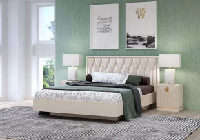 Спальня №3 "Капри" Сатин в Радужном - raduzhnyj.mebel-tymen.ru | фото