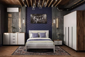 Спальня модульная Брента Жемчуг в Радужном - raduzhnyj.mebel-tymen.ru | фото