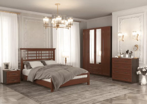 Спальня модульная Кантри Орех в Радужном - raduzhnyj.mebel-tymen.ru | фото