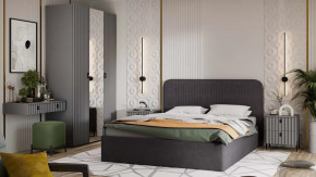 Спальня «Тиффани» Серый графит, Графит матовый в Радужном - raduzhnyj.mebel-tymen.ru | фото