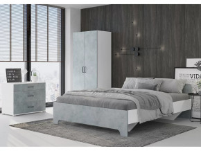 Спальня Victor Белый-бетон в Радужном - raduzhnyj.mebel-tymen.ru | фото