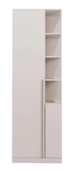 Стеллаж Николь 21.2 Кашемир в Радужном - raduzhnyj.mebel-tymen.ru | фото