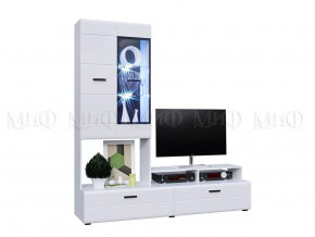 Стенка центр Нэнси New МДФ в Радужном - raduzhnyj.mebel-tymen.ru | фото