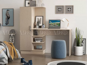 Стол компьютерный №1 Дуб беленый в Радужном - raduzhnyj.mebel-tymen.ru | фото