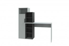Стол компьютерный Комбо, серый-черный ясень/серый в Радужном - raduzhnyj.mebel-tymen.ru | фото