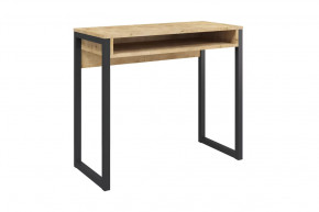 Стол письменный Леонардо, дуб бунратти/черный в Радужном - raduzhnyj.mebel-tymen.ru | фото