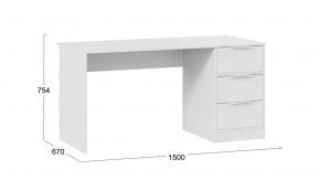 Стол письменный «Марли» Тип 2 Белый в Радужном - raduzhnyj.mebel-tymen.ru | фото