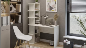 Стол письменный тип 4 Дуб крафт белый в Радужном - raduzhnyj.mebel-tymen.ru | фото