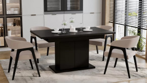 Стол раздвижной «Детройт» Тип 1 Черный в Радужном - raduzhnyj.mebel-tymen.ru | фото