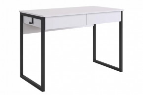 Стол Юниор белое дерево/черный муар в Радужном - raduzhnyj.mebel-tymen.ru | фото