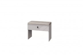 Тумба Кашемир с мягким элементом и ящиком, кашемир/сантьяго/велюр бежевый в Радужном - raduzhnyj.mebel-tymen.ru | фото