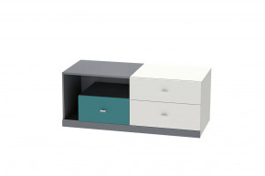 Тумба Клео Т-1, 1200 мм, графит, миндаль, океан Диал в Радужном - raduzhnyj.mebel-tymen.ru | фото