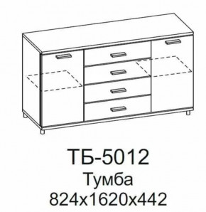 Тумба ТБ-5012 Грейс в Радужном - raduzhnyj.mebel-tymen.ru | фото