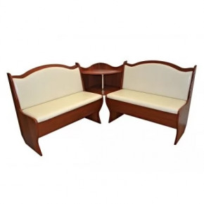 Угловая скамья Аленка-1 Орех в Радужном - raduzhnyj.mebel-tymen.ru | фото